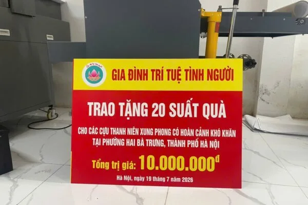 In Bảng Trao Giải Thưởng - In Hoàng Gia Hà Nội