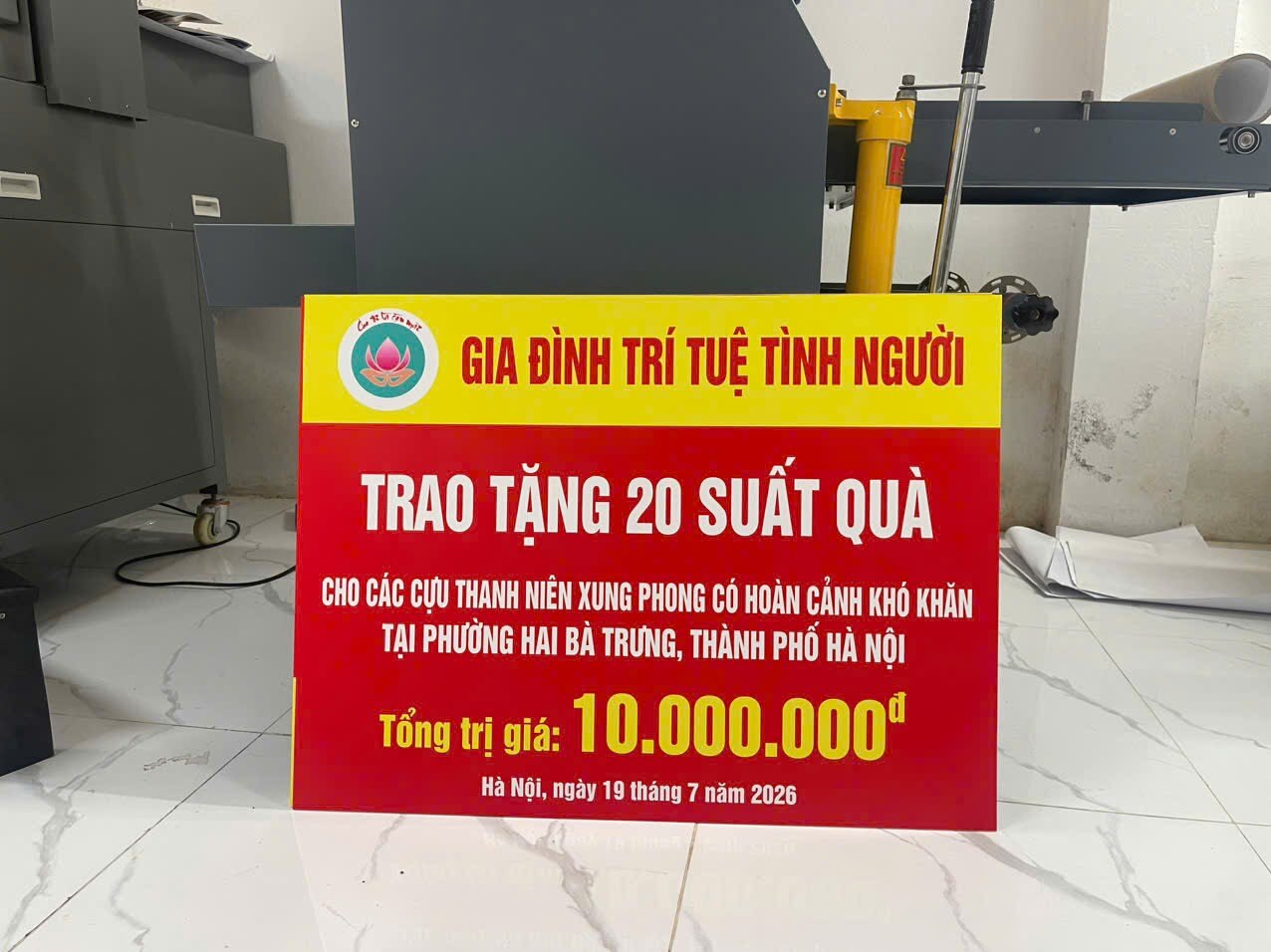 In Bảng Trao Giải Thưởng - In Hoàng Gia Hà Nội