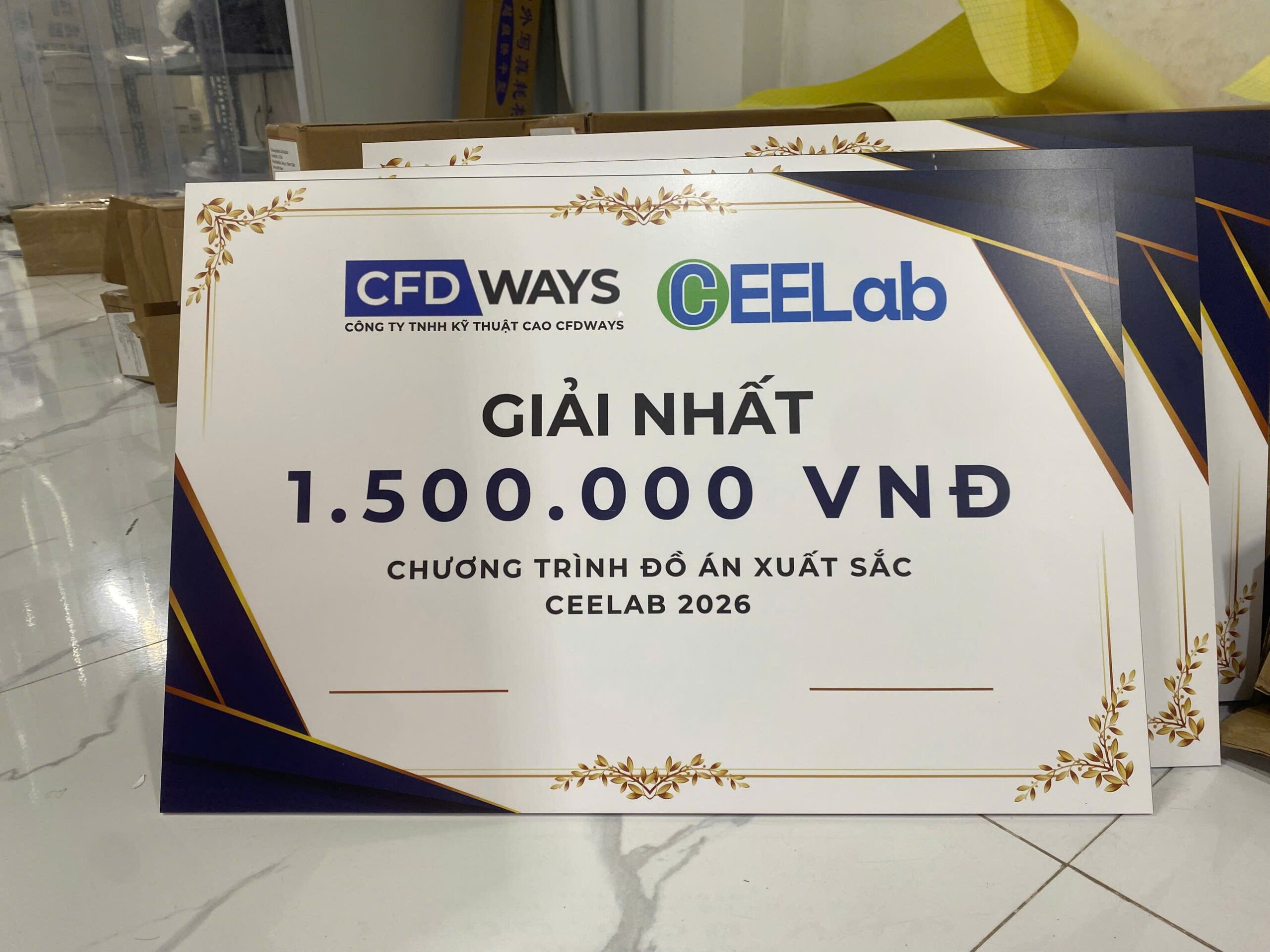 In Bảng Trao Giải Thưởng - In Hoàng Gia Hà Nội