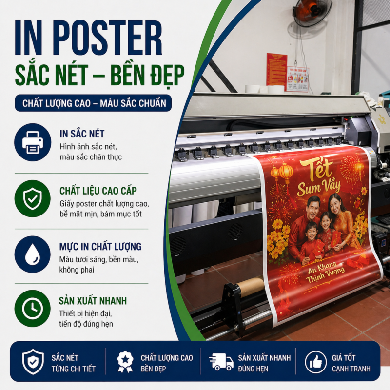 In poster