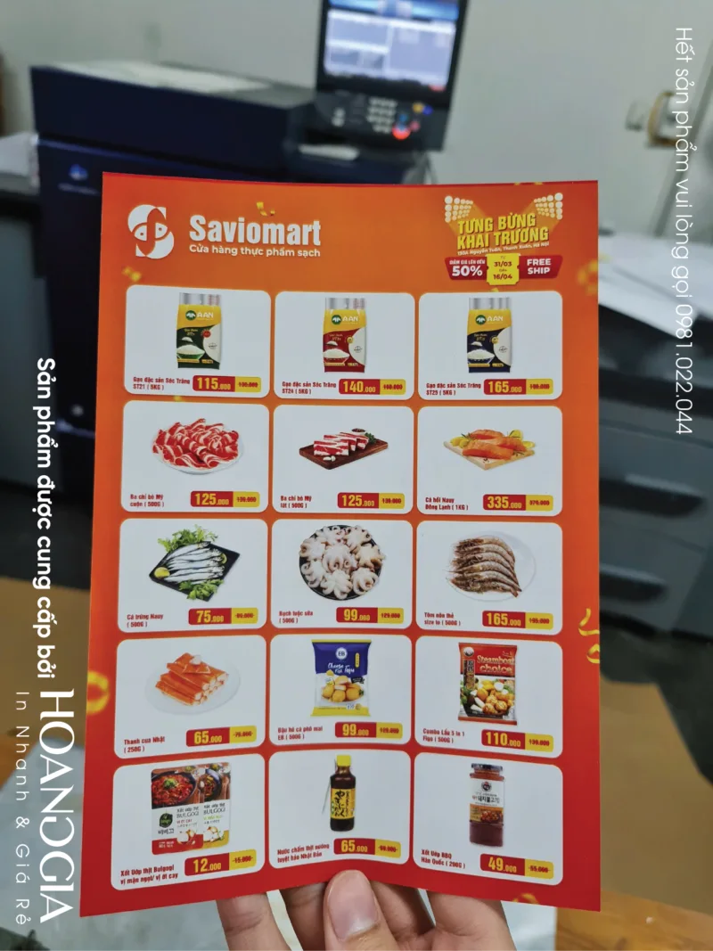 In Tờ Rơi Leaflet - In Hoàng Gia Hà Nội