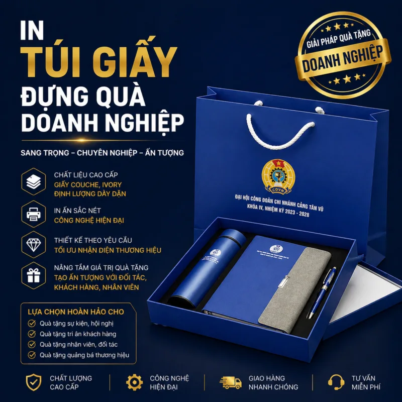 In Túi Quà Tặng Doanh Nghiệp - In Hoàng Gia Hà Nội