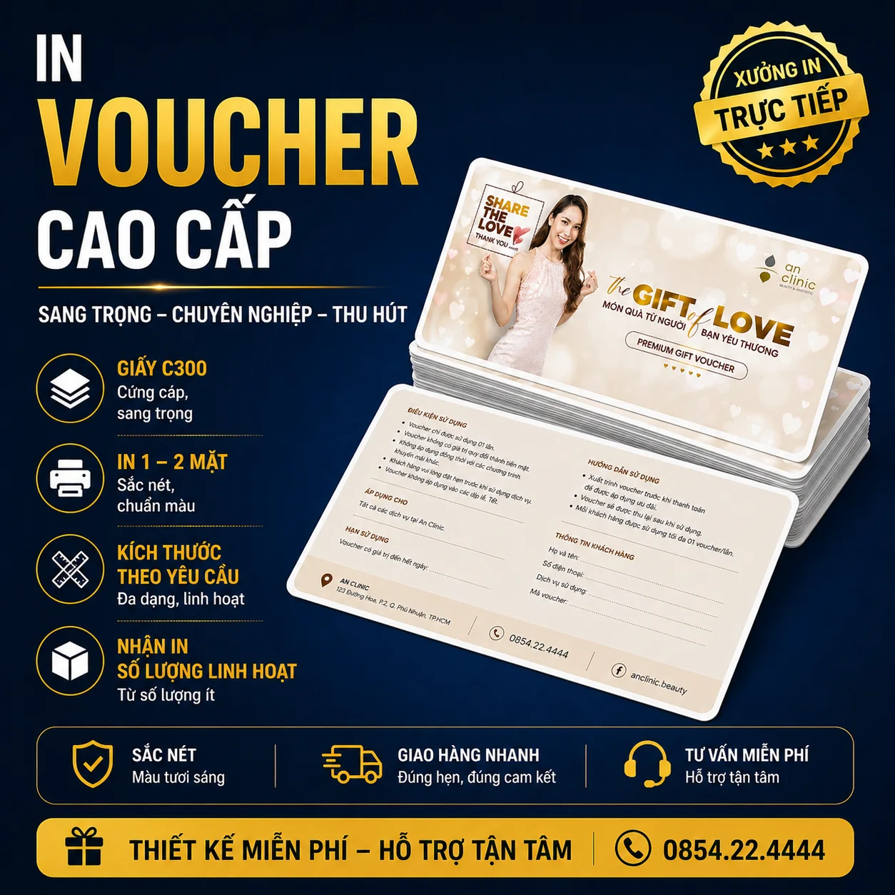In Voucher Tại Hà Nội - In Hoàng Gia Hà Nội