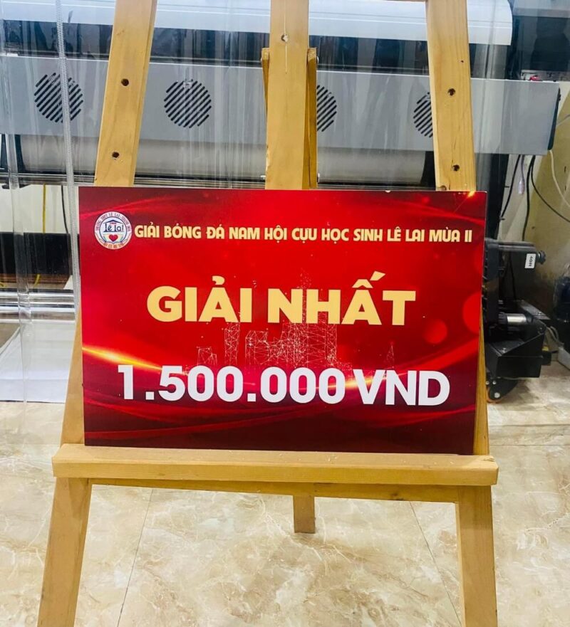 In Bảng Trao Giải Thưởng - In Hoàng Gia Hà Nội