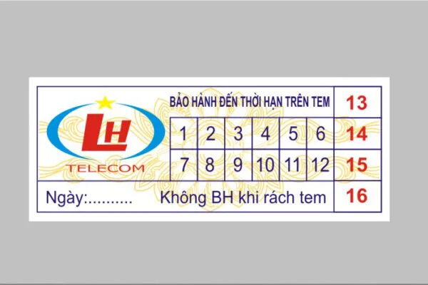 In Tem Bảo Hành