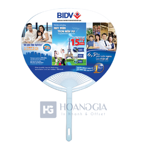 Quạt nhựa cầm tay BIDV