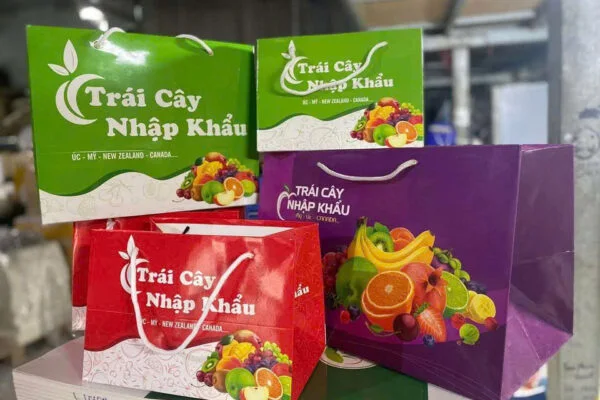 In Túi Giấy Đựng Hoa Quả - In Hoàng Gia Hà Nội