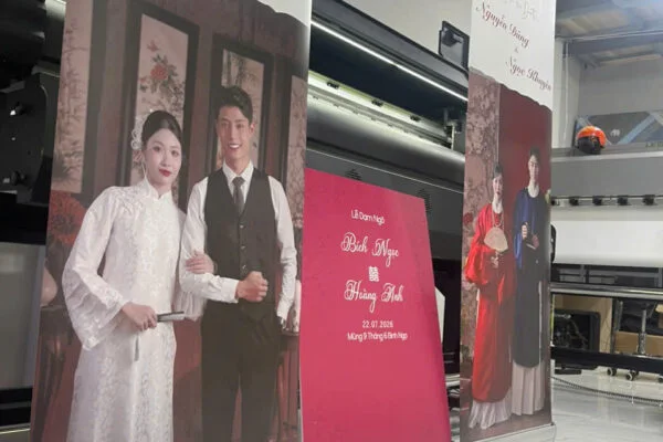 Standee Cuốn Nhôm Tốt 60x160cm ( Đế Nhôm)