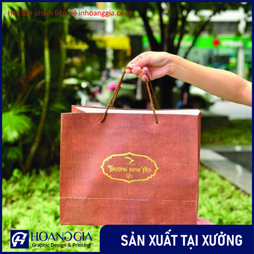 In túi giấy đựng yến sào