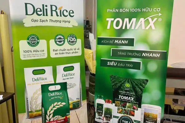 Standee Cuốn Nhôm Tốt 80x200cm ( Đế Nhôm)