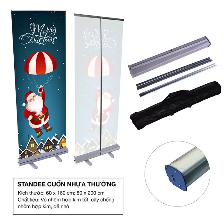 Standee Cuốn Nhựa Tốt 80x200cm