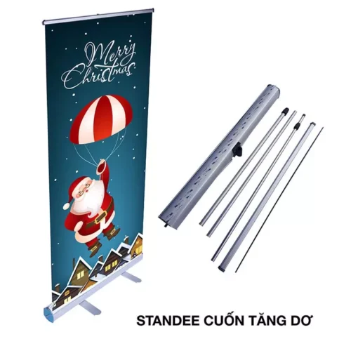 Standee Cuốn Nhôm Tăng Đơ