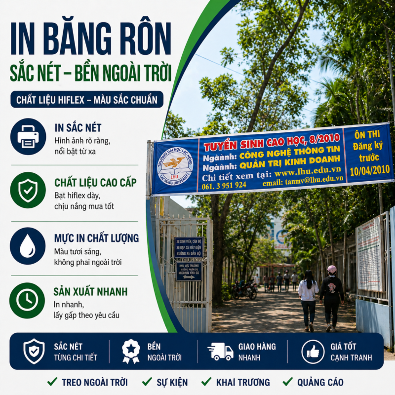 In băng rôn