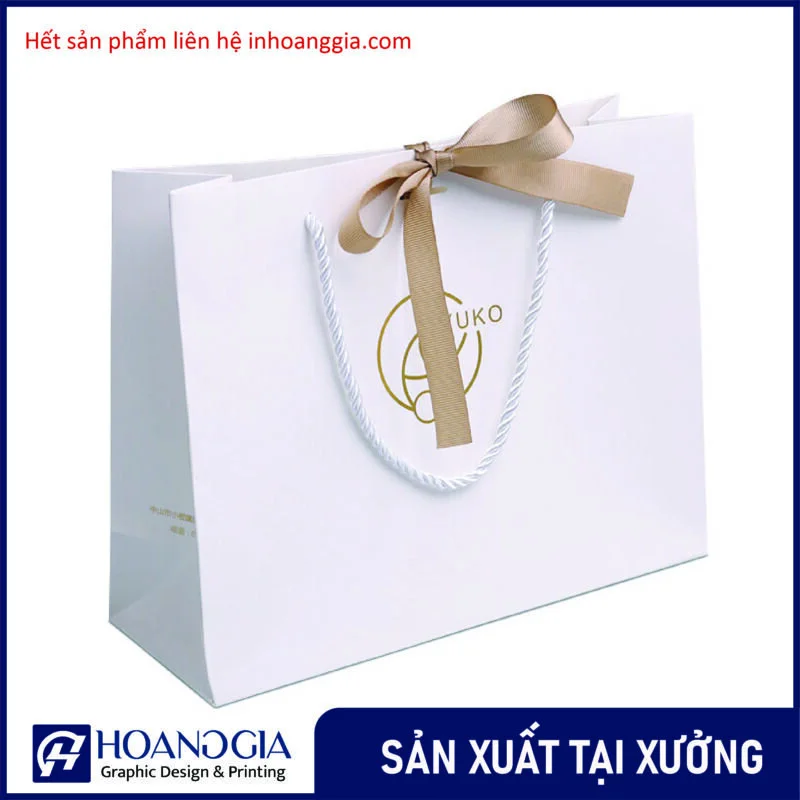 In Túi Giấy Couche Cao Cấp - In Hoàng Gia Hà Nội