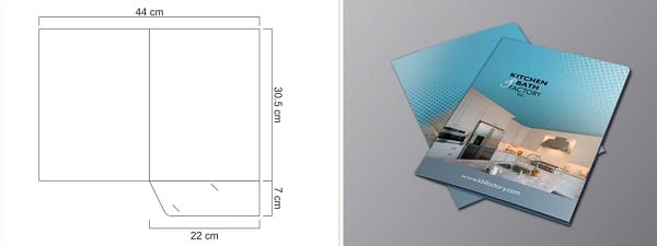 Kích thước kẹp file & Các lưu ý khi thiết kế 5 Thiết kế kẹp file đúng với khuôn in