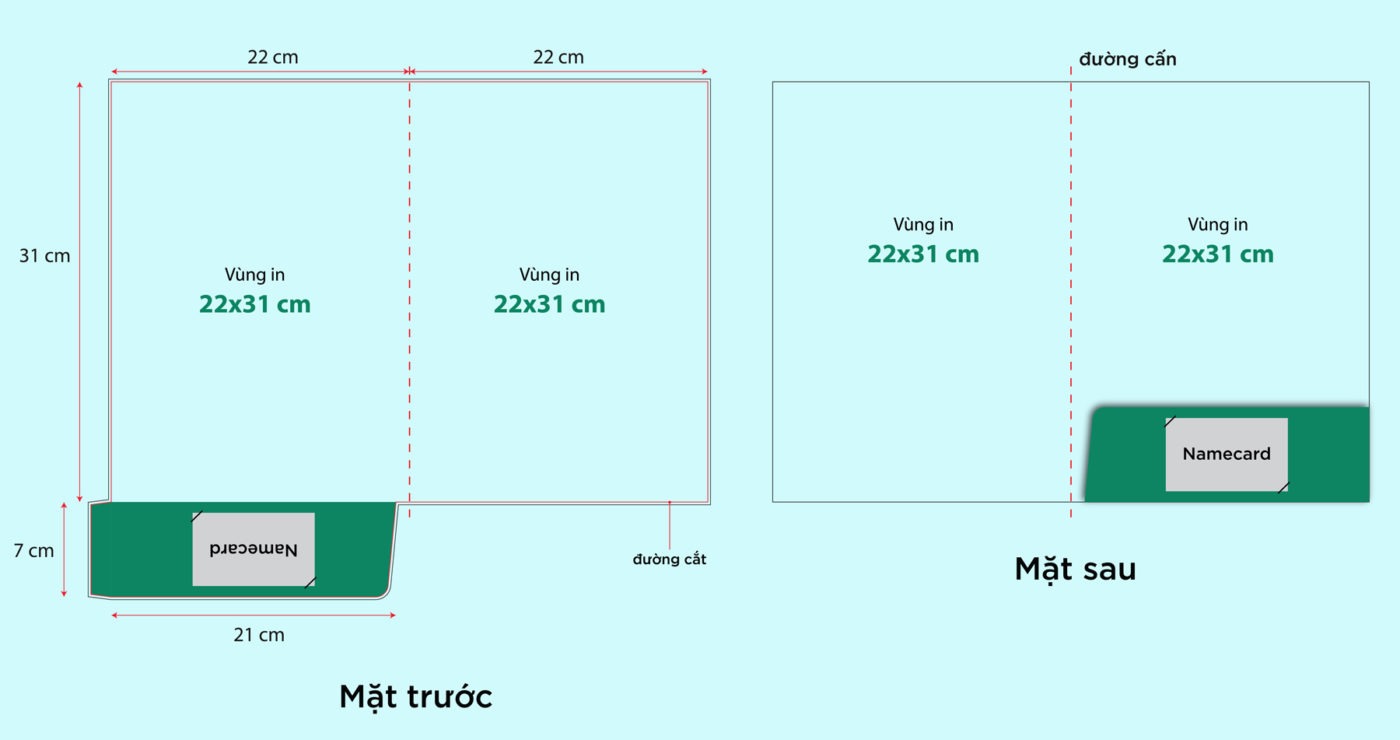 Kích thước kẹp file & Các lưu ý khi thiết kế 4 Kích thước kẹp file