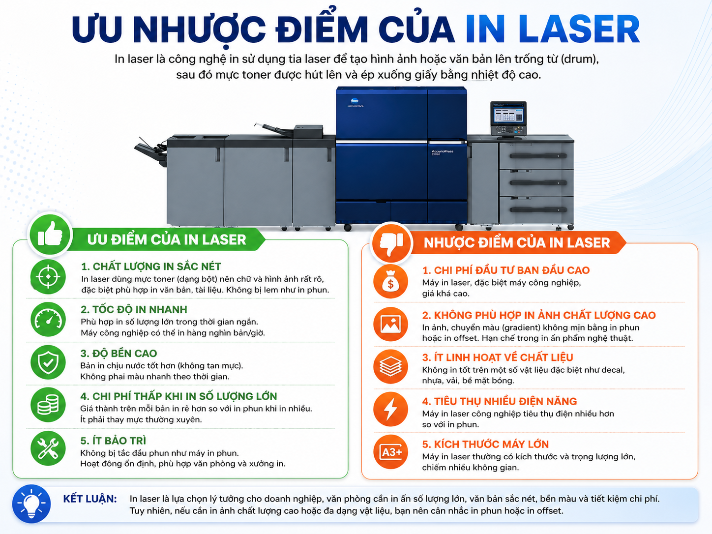 In Laser Là Gì? Nguyên Lý Hoạt Động, Ưu Nhược Điểm Và Ứng Dụng Thực Tế 6 Ưu nhược điểm của In Laser