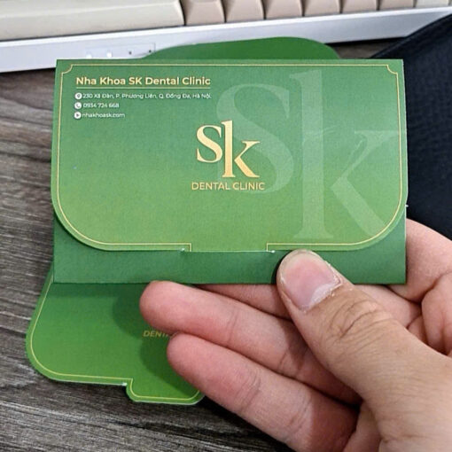 In túi đựng thẻ nhựa