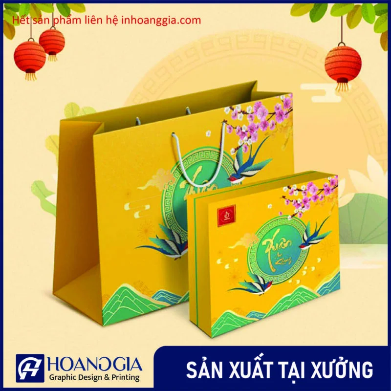 In Túi Giấy Đựng Ấm Chén - In Hoàng Gia Hà Nội
