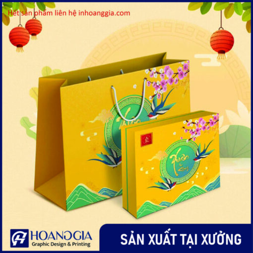 In túi giấy đựng ấm chén