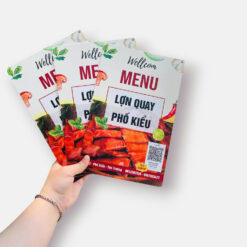 In menu quán ăn