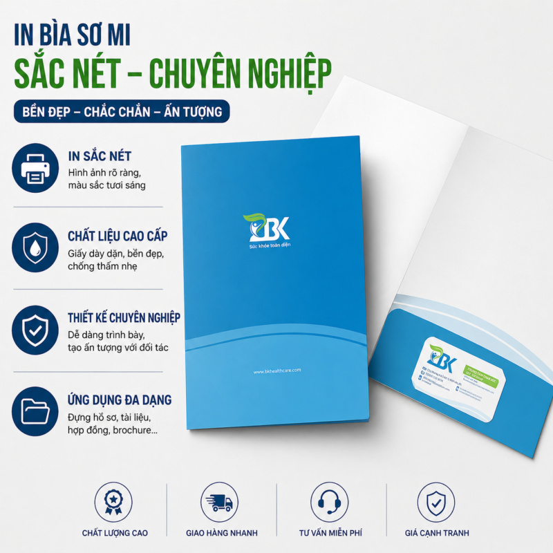 In bìa sơ mi