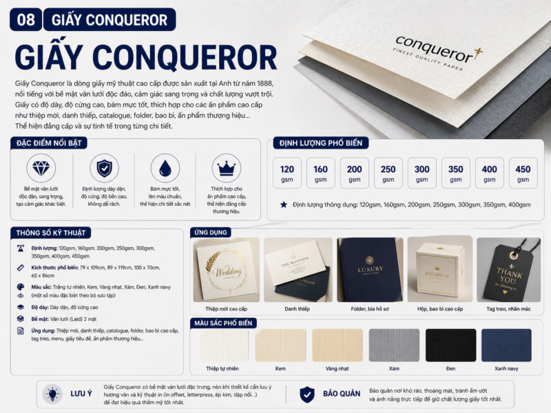 Giấy Conqueror