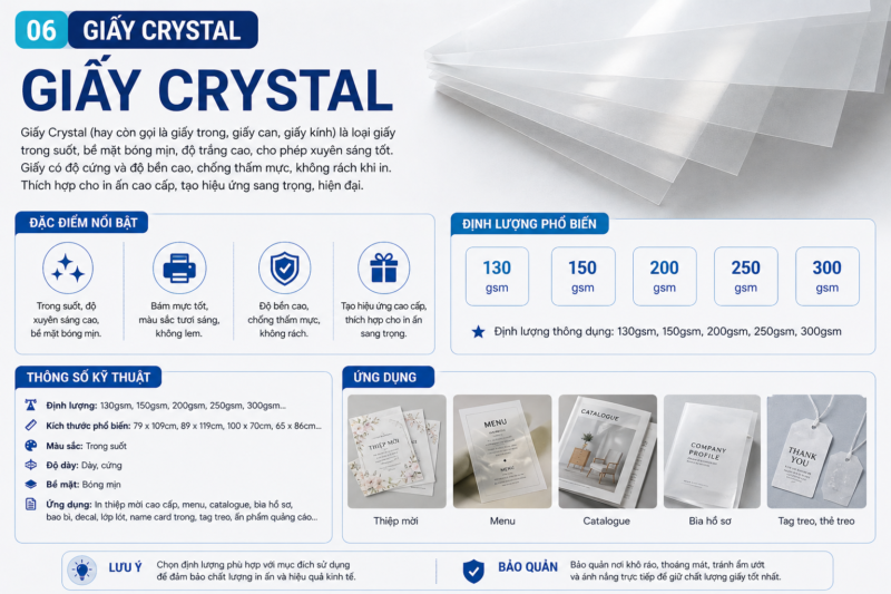 Giấy crytal