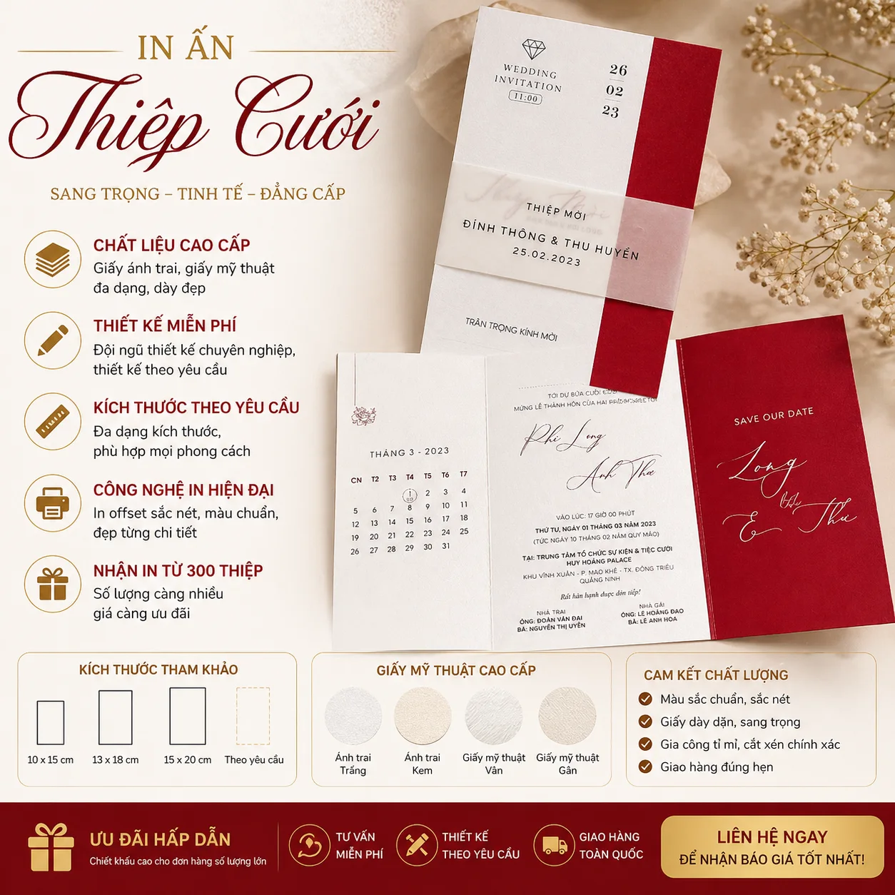 In Thiệp Cưới - In Hoàng Gia Hà Nội