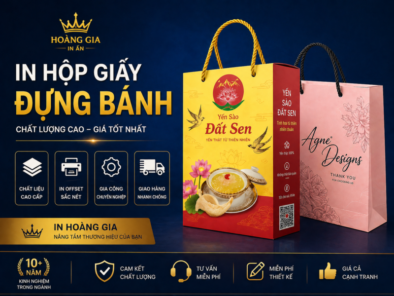 In Hộp Giấy Đựng Bánh Giấy Iovry Dạng Túi 7 Vai trò của hộp giấy đựng bánh trong kinh doanh hiện đại