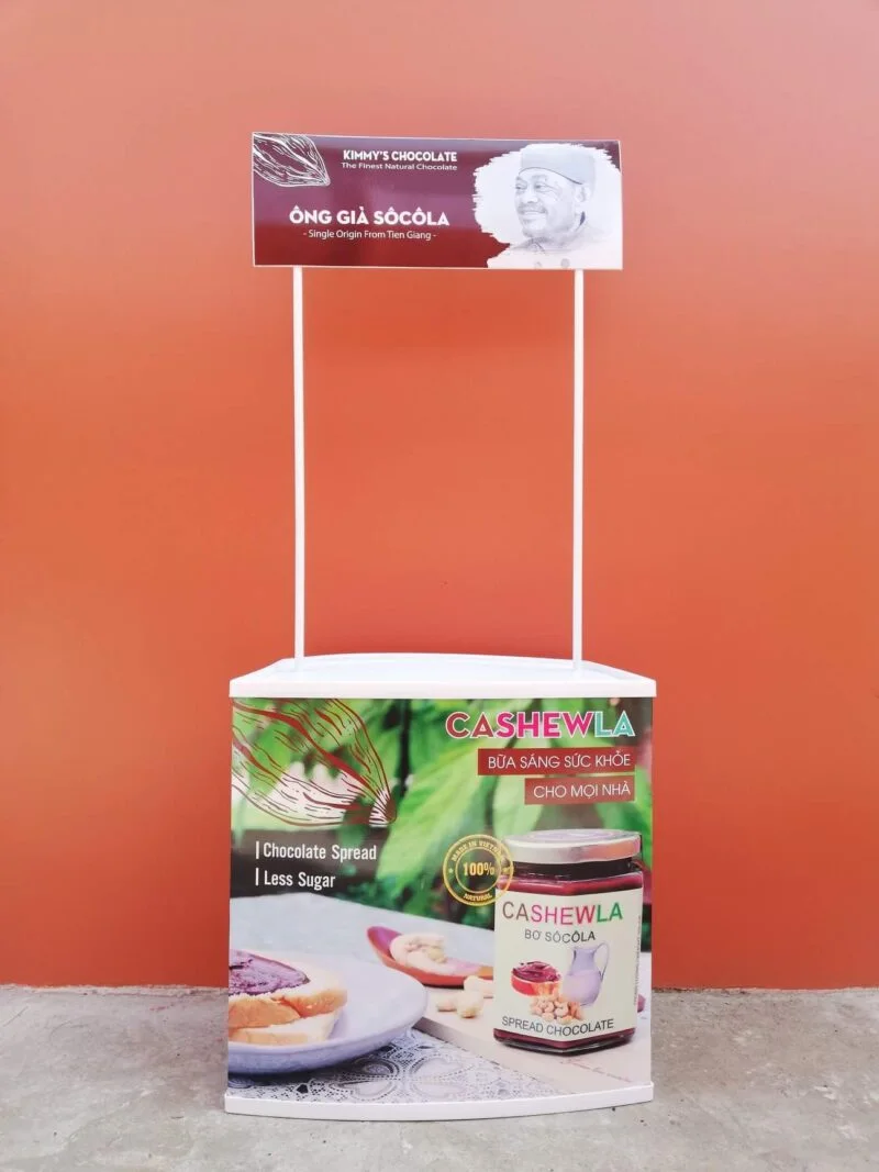 Booth Sampling Nhựa Cao Cấp - In Hoàng Gia Hà Nội