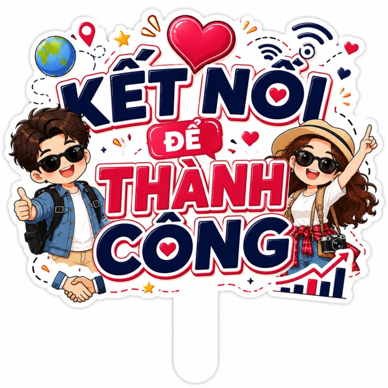 Hashtag Kết Nối Để Thành Công - In Hoàng Gia Hà Nội