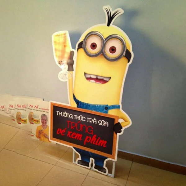 Standee mô hình 3D bán hàng theo yêu cầu - In Hoàng Gia Hà Nội