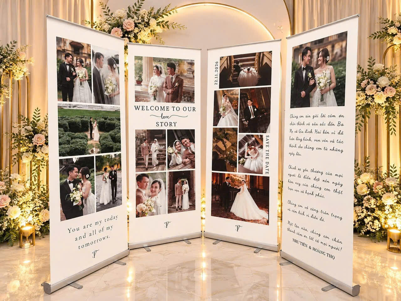 Standee Ảnh Làm Đám Cưới - In Hoàng Gia Hà Nội, TPHCM