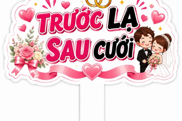 Hashtag Trước Lạ Sau Cưới - In Hoàng Gia Hà Nội