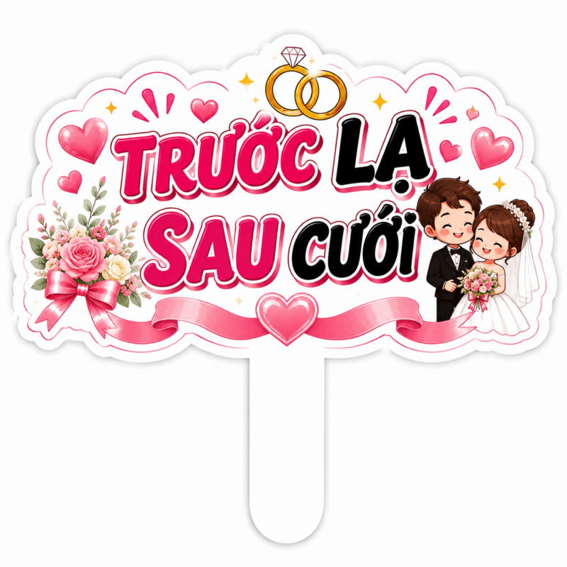 Hashtag Trước Lạ Sau Cưới - In Hoàng Gia Hà Nội