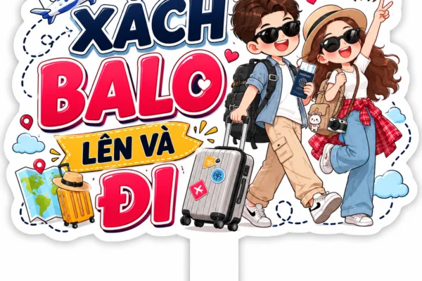 Hashtag Xách Balo Lên Và Đi - In Hoàng Gia Hà Nội