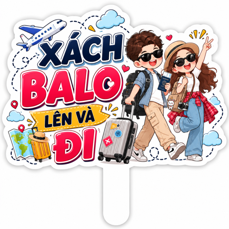 Hashtag Xách Balo Lên Và Đi - In Hoàng Gia Hà Nội