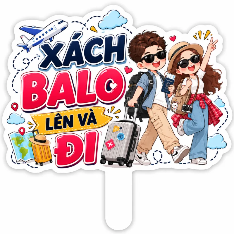 Hashtag Xách Balo Lên Và Đi - In Hoàng Gia Hà Nội