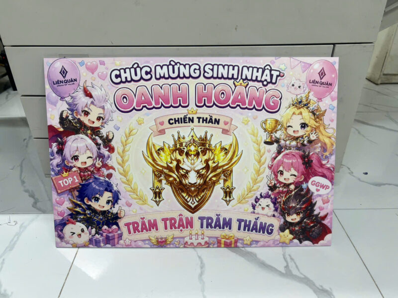 Bảng Trao Giải Liên Quân - In Hoàng Gia Hà Nội