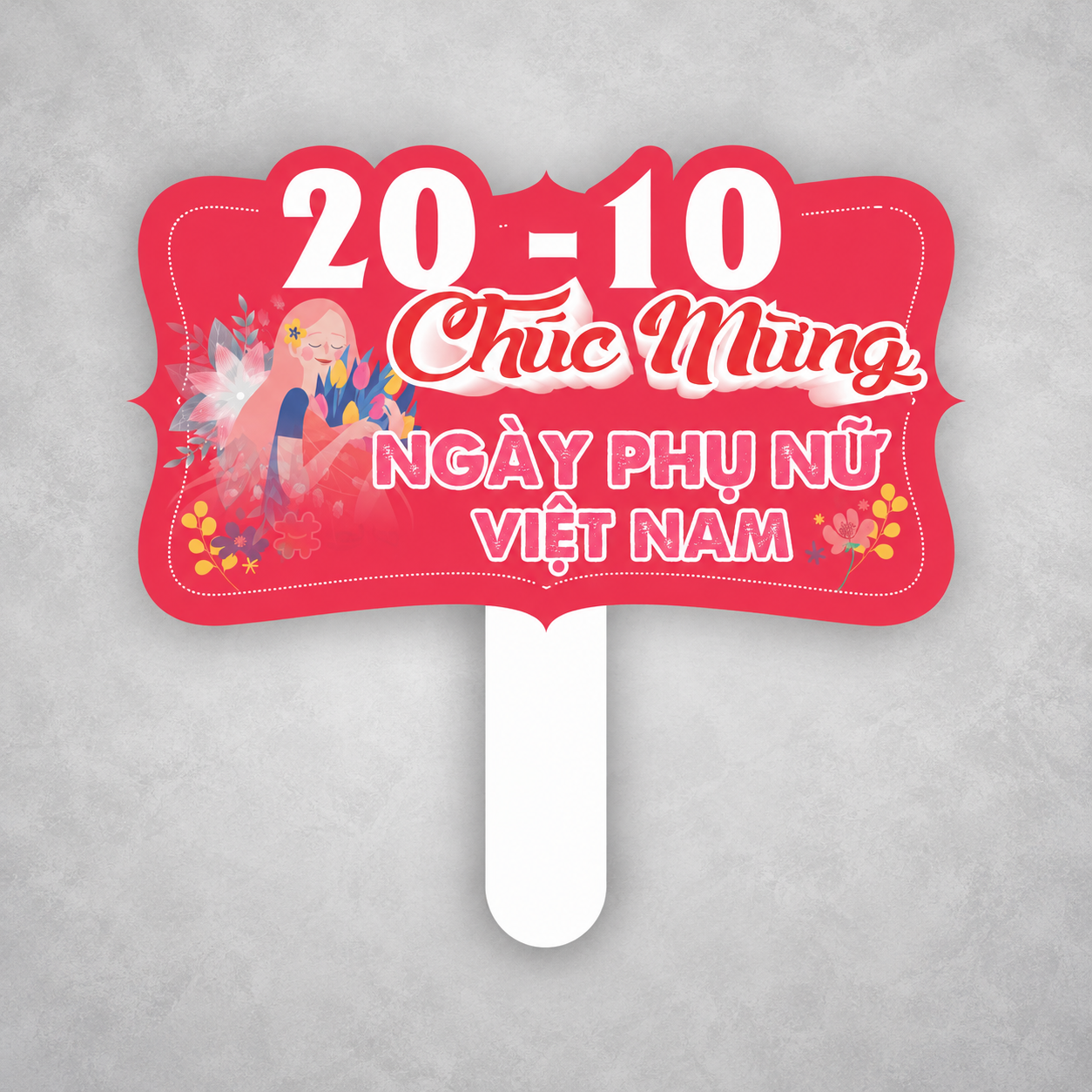 Hashtag cầm tay ngày phụ nữ việt nam 20-10 - In Hoàng Gia Hà Nội, TPHCM