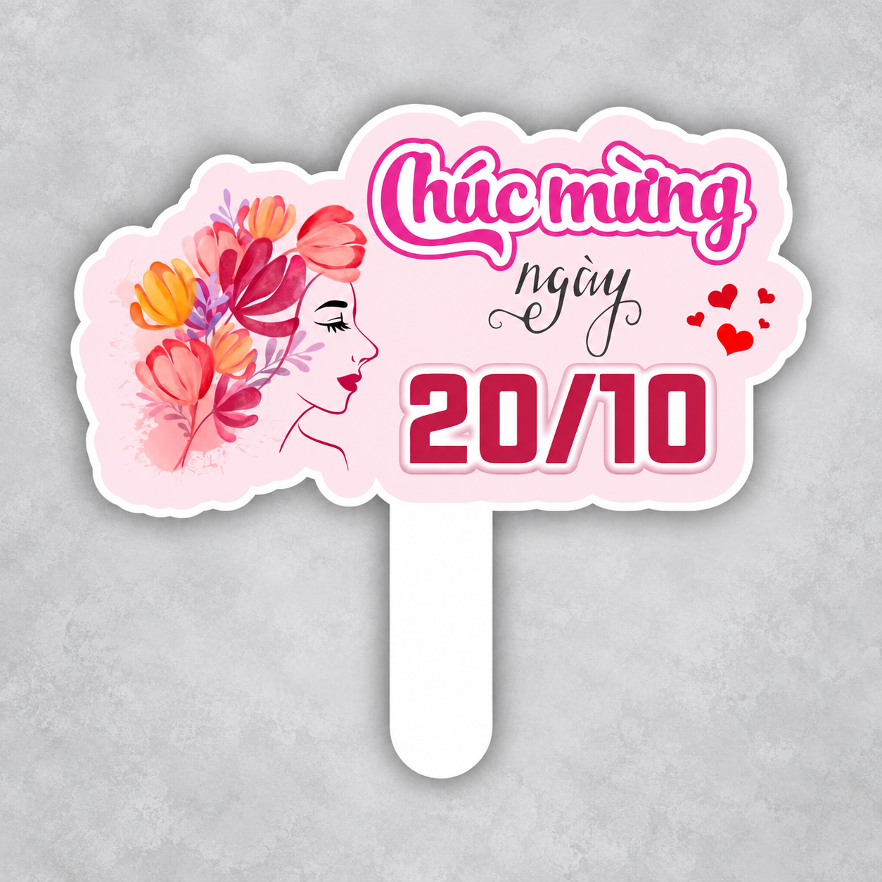 Hashtag cầm tay ngày phụ nữ việt nam 20-10 - In Hoàng Gia Hà Nội, TPHCM