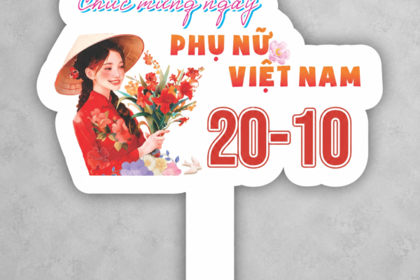 Hashtag cầm tay ngày phụ nữ việt nam 20-10 - In Hoàng Gia Hà Nội, TPHCM