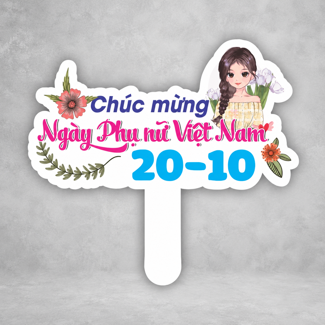 Hashtag cầm tay ngày phụ nữ việt nam 20-10 - In Hoàng Gia Hà Nội, TPHCM