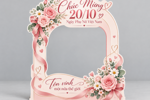 In Khung Check In 20-10 - In Hoàng Gia Hà Nội, TPHCM