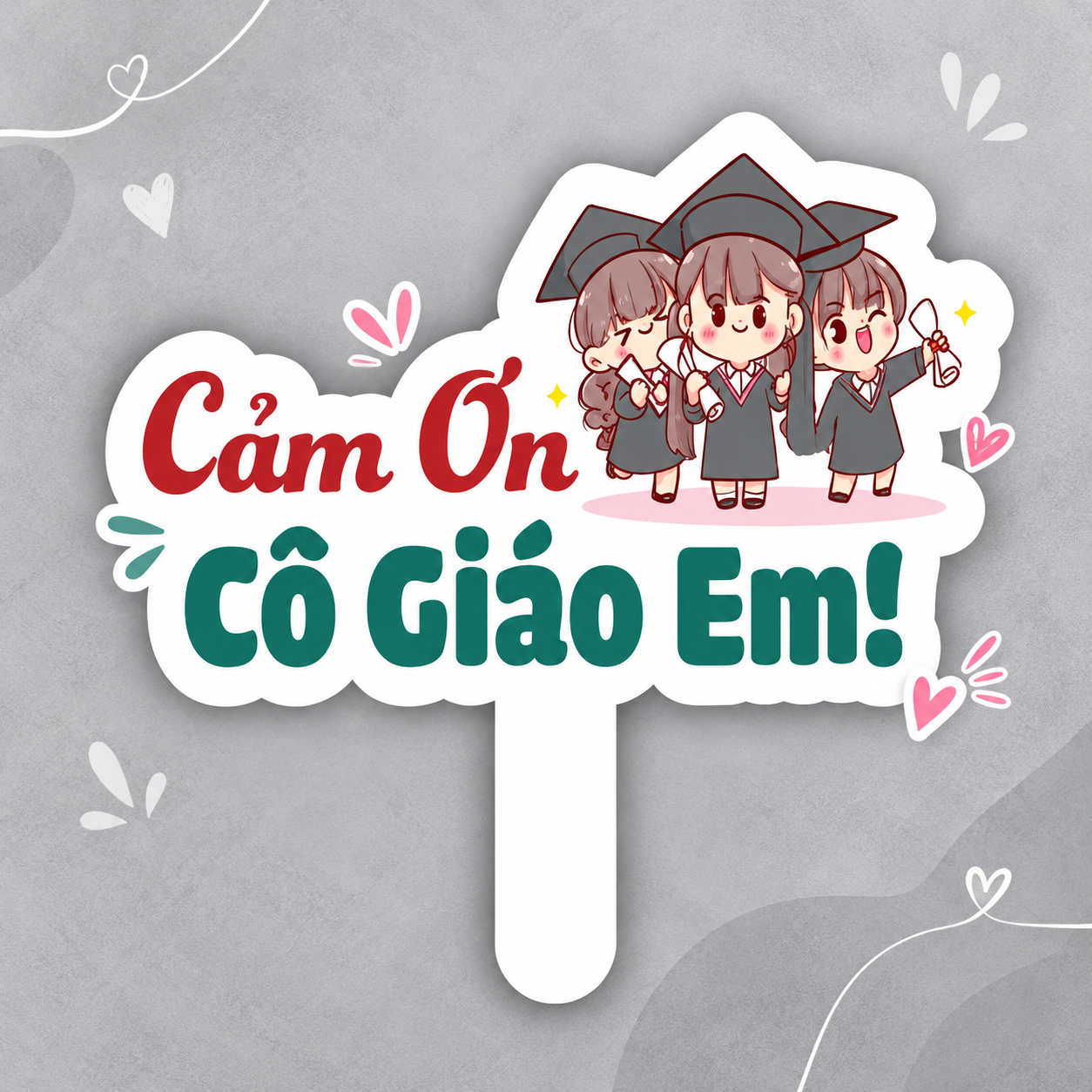 Hashtag cầm tay cô giáo 20-10 - In Hoàng Gia Hà Nội, TPHCM