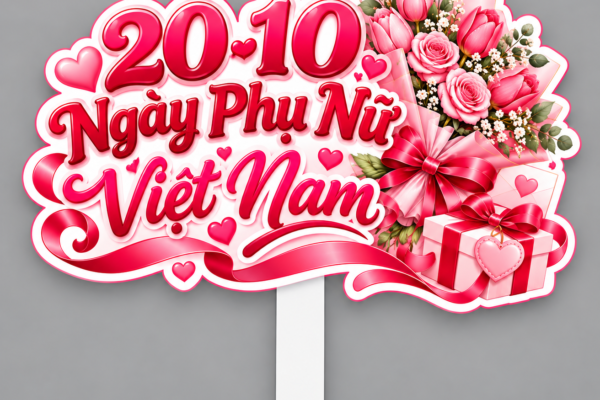 Hastag 20-10 - In Hoàng Gia Hà Nội, TPHCM